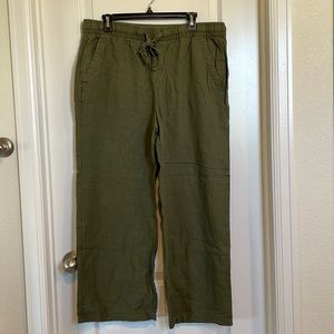 Old Navy Wide Leg Linen Pants